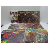 (12)Spawn Assorted comic books.