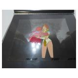 1980's MOTU Orko & Teela Production cel.