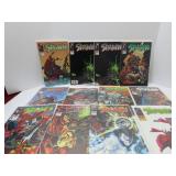 (12)Spawn Assorted comic books.