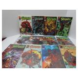 (12)Spawn Assorted comic books.