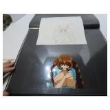 1990's Marin Asagi Anime cel & drawing.