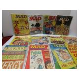 (12)Mad Magazine Assorted comic books.