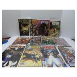 (12)Wolverine & punisher Assorted comic books.
