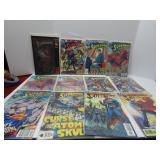 (12)Superman Assorted comic books.