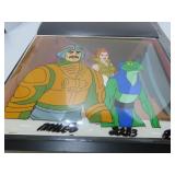 1980's MOTU Man at Arms, Teela Production cel.
