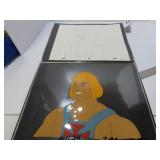 1980's MOTU He-man Production cel & drawing.