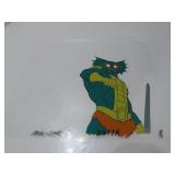 1980's MOTU Mer-man animation cel.