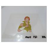 1980's MOTU Teela animation cel.