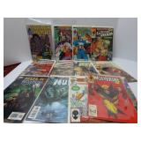 (12)Spider Man, wolverine Assorted comic books.