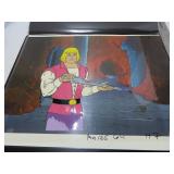 1980's MOTU Prince Adam Production cel.