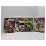 (4)#1-4 Rocket Raccoon Marvel comics.
