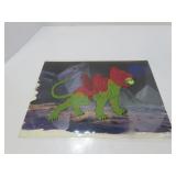 1980's MOTU He-man battlecat animation cel.