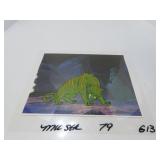 1980's MOTU He-man battlecat animation cel.