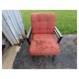 Vintage Atomic mid century armchair.