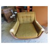 Adrian Pearsall style chair Green Upholstery