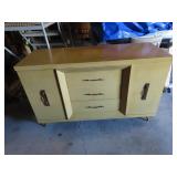 1950's Blonde Atomic sideboard buffet