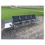 Herman Miller Eames Tandem Sling bench seat.