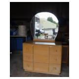 1940's Heywood Wakefield Rio dresser w/mirror