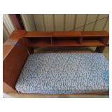 Vintage trundle teak student daybed.