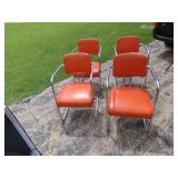 (4)Troy Sunshade Gilbert Rhohde louge chair.