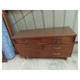 Mid century modern Bassett dresser.