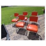 (5)Troy Sunshade Gilbert Rhohde lounge chair.