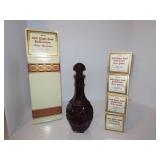 Avon Cape cod decanter & goblets.