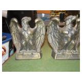Vintage Pair bookends. 1776 eagles.