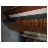 19 drawer cabinet.