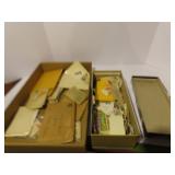 Vintage postage stamps.