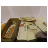 Vintage postage stamps.