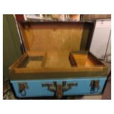 Vintage wood trunk.