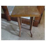 Vintage wood plant stand.