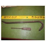 John Deere ruler, Farmer co-op pry bar, screwdrive