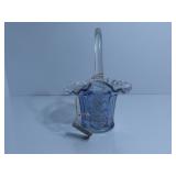Fenton glass basket.
