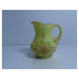 Vaseline custard glass fenton pitcher.