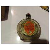 Antique Shampoo oil bottle paper label.
