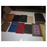 Antique book lot.