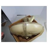 Antique light ceiling fixture.