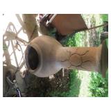 Patio Chiminea clay w/stand.