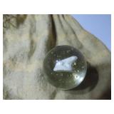Antique sulphide frog marble
