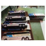 Greyhound bus banks/toys.
