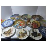 Vintage decor plates lot.