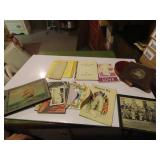 Antique paper ephemera lot. Photograph album.