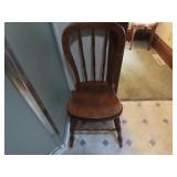 Antique dining chair.