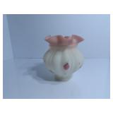 Satin glass fenton vase.