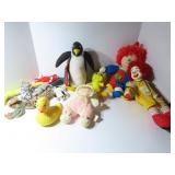 Ty Beanie babies & other stuffed toy lot.