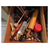Drawer contents. utensils