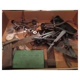 Vintage machinist tool lot & misc.