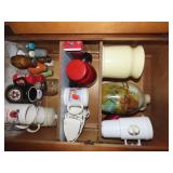 Contents of cabinet.